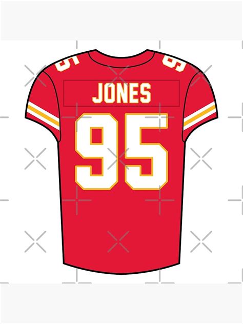 "Chris Jones Home Jersey" Poster for Sale by designsheaven | Redbubble