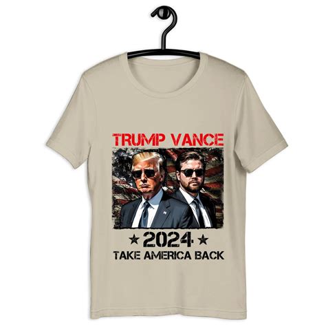 Trump Vance 2024 Donald Trump J D Vance Take America Back T Shirt