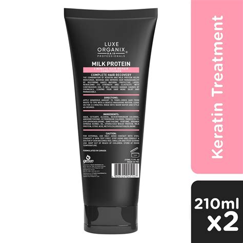 Luxe Organix Keratin Milk Protein 210ml Watsons Philippines