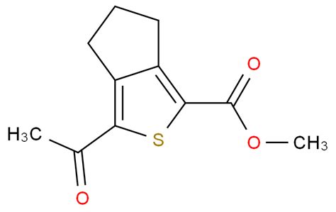 Methyl 3 Acetyl 5 6 Dihydro 4H Cyclopenta C Thiophene 1 Carboxylate