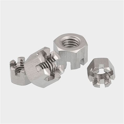 Castle Nut Hexagon Hex Slotted Stainless Steel Din China Hexagon