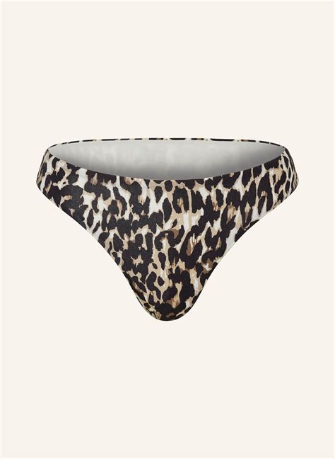 MRS HUGS Basic Bikini Hose In Schwarz Braun Weiss