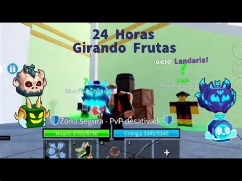 Horas Girando Frutas No Blox Fruits Assista At O Final E D Sua