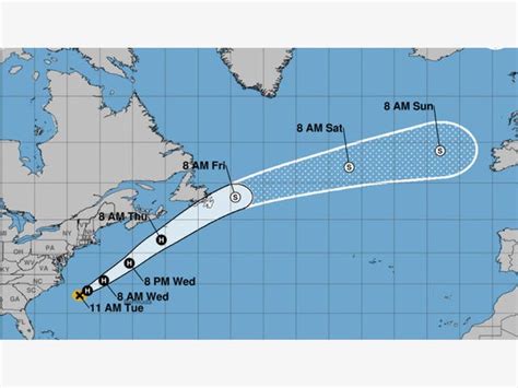 Nyc Weather Forecast Tropical Storm Chris Nears Nyc New York City