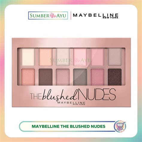 Jual Maybelline The Blushed Nudes Eyeshadow Palette Shopee Indonesia