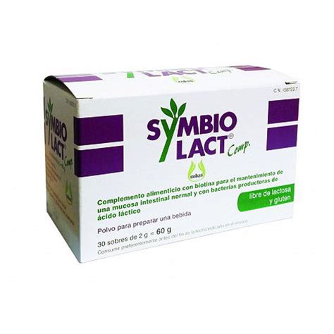 SYMBIO LACT (30 sobres)- probióticos- mucosa y flora intestinal.