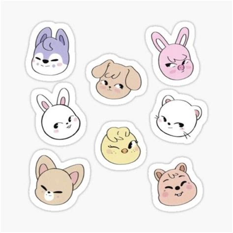 Stickers De Stray Kids Bonitos Para Imprimir Plantillas Para Compartir