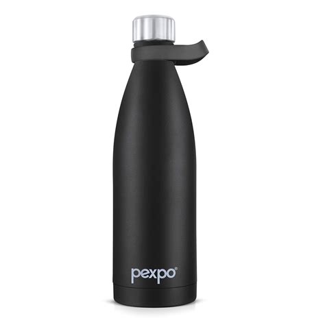 Pexpo Stainless Steel 24 Hrs Hot And Cold Vacuum Insulated ISI Certified Flask 1000ml Knight