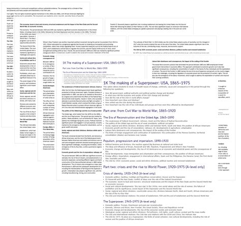 1K The making of a Superpower: USA, 1865–1975 AQA A Level History ...