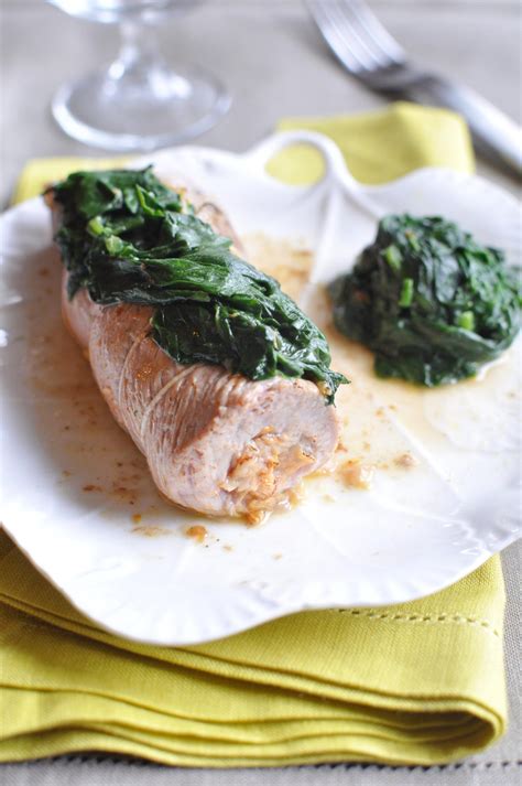 Escalope de veau roulée aux champignons gratinée à loseille Primevere