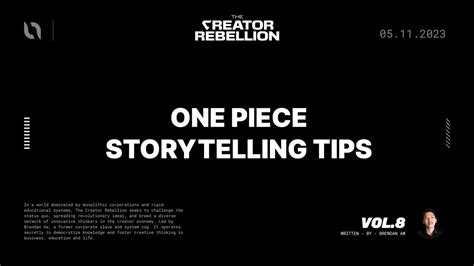 8 One Piece Storytelling Tips (Told By The World's Richest Manga Artist)