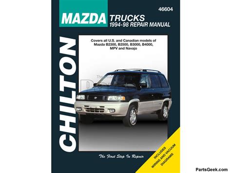 Mazda B3000 Repair Manual - Service Manual - Haynes Chilton - 2000 1999 2001 1998 1994 2003 1996 ...