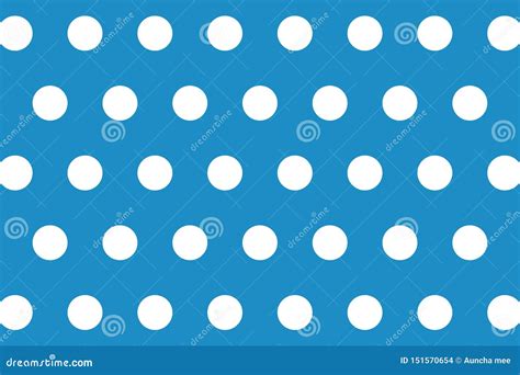 Polka Dots Seamless Pattern Background Illustration Design Stock Photo