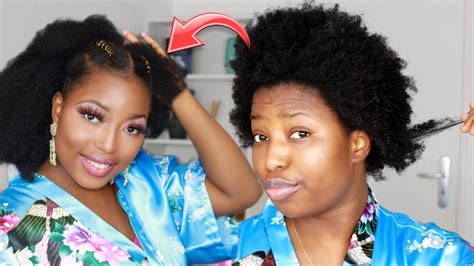 Simple Protective Natural Hairstyle Low Manipulation Youtube