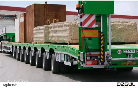 Remorque Porte Engin Surbaiss E Ozgul Lw Axle Lowbed Semi Trailer