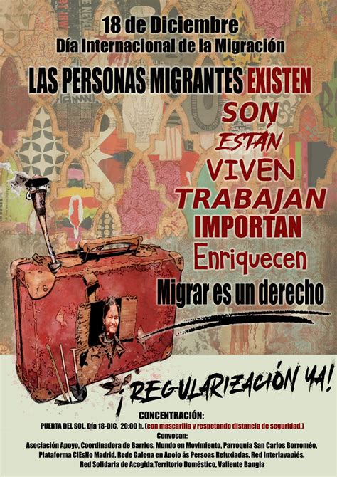 De Diciembre D A Internacional De La Migraci N Asociaci N El Olivar