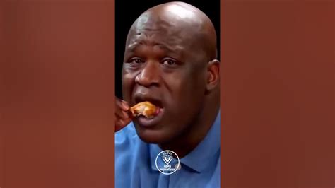 Shaq Eating Hot Wings Youtube