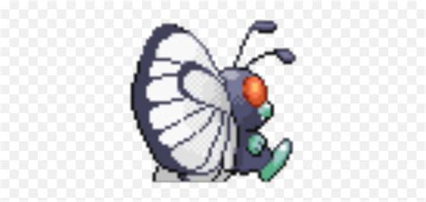 Butterfree Back Sprite Roblox Metapod Png Butterfree Png Free