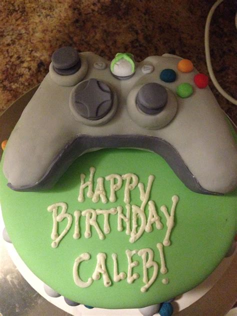 Xbox Controller Birthday Cake For A Boy Controller Is Shaped With Rice