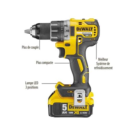 DEWALT Perceuse Visseuse 18V XR 2x5 Ah DCD791P2