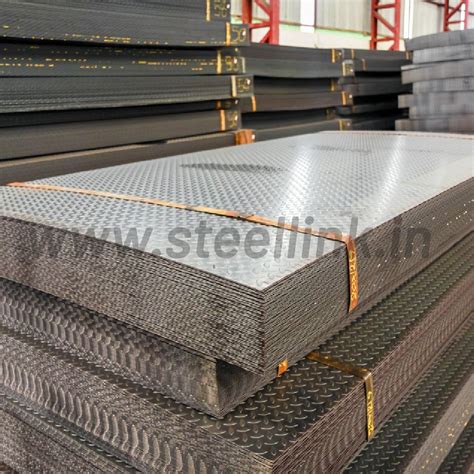 Material Grade Is2062 E250 Br Mild Steel Chequered Plates Thickness