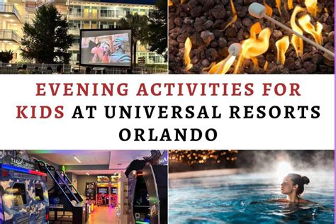 Evening Activities for Kids at Universal Resorts Orlando • Visiting ...