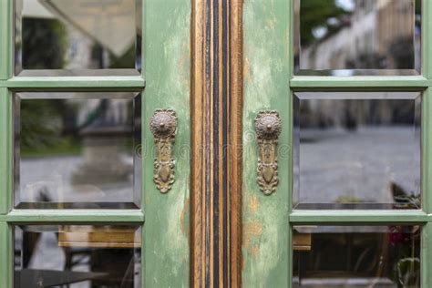 City Elegant Red Store Front Stock Photo Image Of Building Awnings