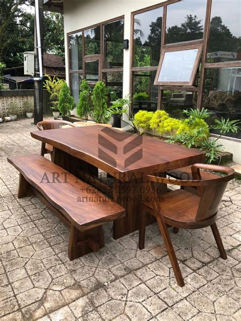 Meja Makan Minimalis Kayu Utuh Artnaturalwood