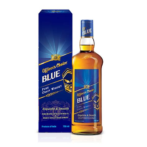 OFFICER'S CHOICE BLUE GRAIN WHISKY 750ML (42.8%) - Jays