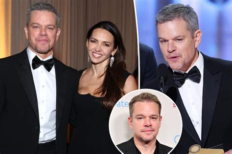 Matt Damon Debuts Gray Hair At The 2024 Golden Globes “move Over Clooney”