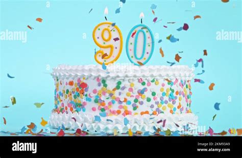 Homemade 90th birthday cake Stock Videos & Footage - HD and 4K Video ...