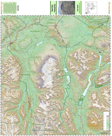 Mount Edziza Provincial Park by GoTrekkers - The Map Shop