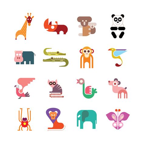 zoo animal icons 5