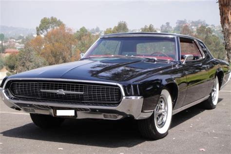 1967 Tbird Black Classic Antique Ca Car Survivor Sunday Cruiser