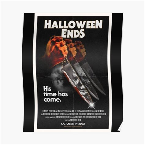 Halloween Ends Poster For Sale By Artalk Redbubble