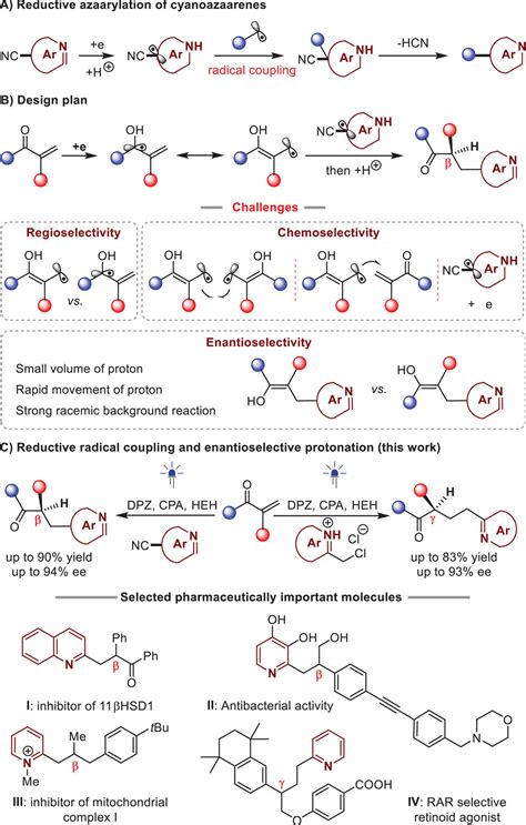 Radical Cross Coupling And Enantioselective Protonation Through