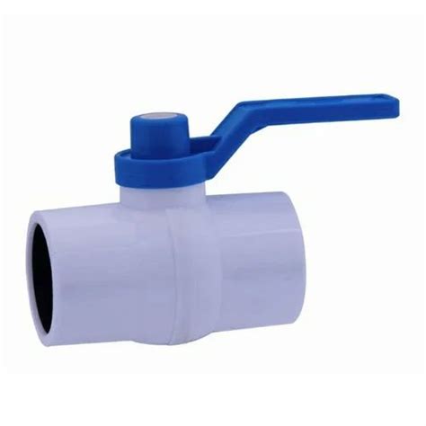 White Pvc Ball Valve Valve Size 1 5 Inches At Rs 100 Piece In Ahmedabad Id 2853170097412