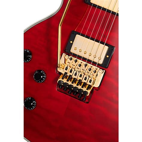 Epiphone Alex Lifeson Les Paul Custom Axcess Left Handed Electric Guitar Ruby Guitar Center