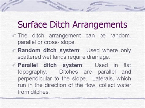 DRAINAGE DESIGN OF DRAINAGE SYSTEMS Lecture note compiled