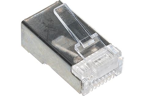 Вилка Cablexpert RJ-45 8P8C универсальн кат.5e экранирован контакты ...
