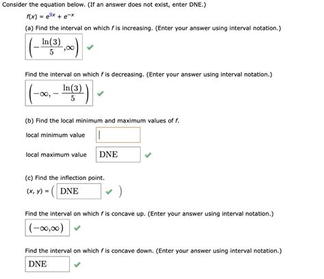 SOLVED Consider The Equation Below If An Answer Does Not Exist