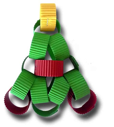 Paper Chain Crafts Paper Crafts For Children Paper Chain Christmas Tree