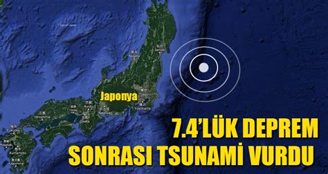 Japonya yı deprem sonrası tsunami vurdu