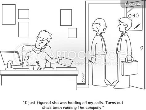 Personal Assistant Cartoon