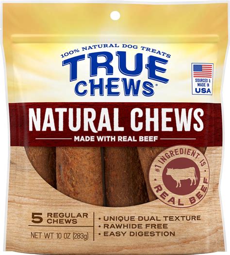 True Chews Natural Chews Real Beef Dog Treats 5 Count