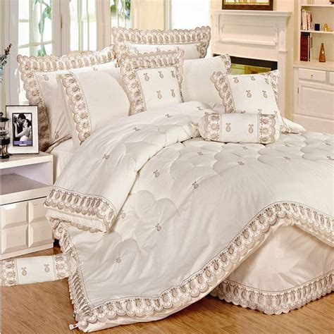 Kosmos Nantong Factory Wholesale Super Soft Comforter Set With Lace And