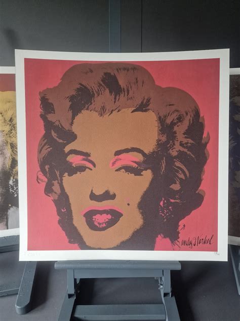 Andy Warhol Lithograph Marilyn Monroe X Cm Edition No Cmoa