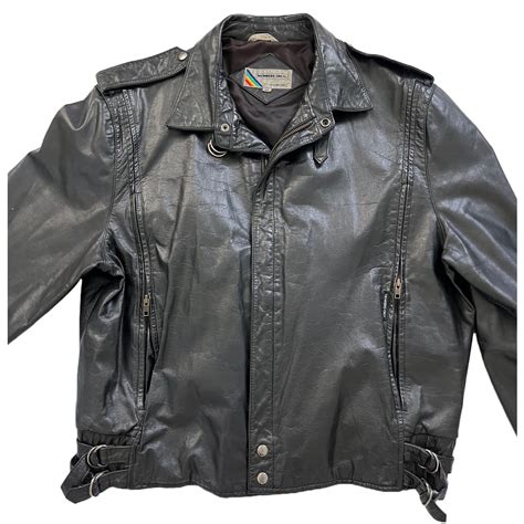Vintage 80s Members Only Black Leather Jacket. – Vintage VTG