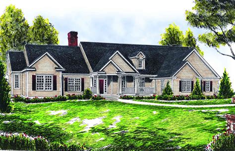 Ranch-Style Farmhouse Plan - 89119AH | Architectural Designs - House Plans