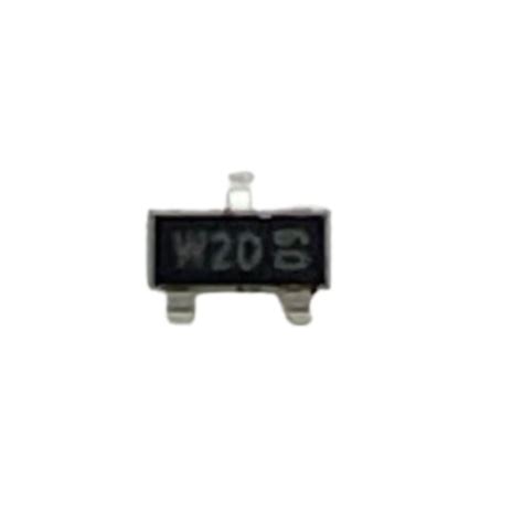 KIT COM 20 PEÇAS - TRANSISTOR SMD SOT-23 W2D PMBTA92 NEXPERIA - Gold ...